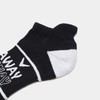 Callaway C24193102 Men's Ankle Socks, Antibacterial, Deodorizing, Line Logo Pattern,