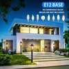18.62'' Dusk to Dawn Post Light Outdoor, Large 3-Light Lamp