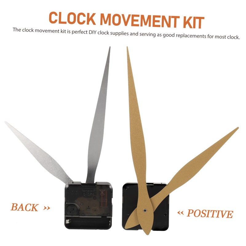 TEHAUX 1 Set DIY Clock Movement Kit with Hands for