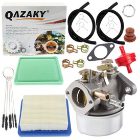 QAZAKY Carburetor Air Filter Compatible with Tecumseh 640060 640060A 640222 640222A 640305 640306 640306A 640340 640346 OH195 OH195E OH195EA OH195EP OH195XA OH195XP OHH50 OHH55 OHH60 OHH65 5310 50665