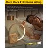 Sunrise Alarm Clock with Bedside Table Lamp, Wake-Up Light &