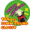 144 Magic Maths - 30mm - Glossy Reward Stickers for