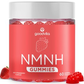 NMNH Gummies x60 | NMN Alternative 4X Stronger | 1000mg NMNH + 500mg TMG | Strawberry Flavour | 1 Month Supply | NAD+ Supplement | Anti-Aging Longevity Formula | Vegan Friendly Lab Tested