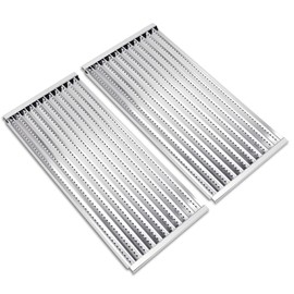 Criditpid Grill Emitter Plates for Charbroil Commercial Tru-Infrared 463241314 463268008 463241313 463241013 463243812 463257010 Gas Grill, Stainless Steel Cooking Grates.(2 Pack)