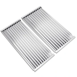 Criditpid Grill Emitter Plates for Charbroil Commercial Tru-Infrared 463241314 463268008 463241313 463241013 463243812 463257010 Gas Grill, Stainless Steel Cooking Grates.(2 Pack)