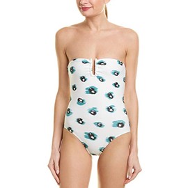 Proenza Schouler Printed One-Piece Swimsuit (L)