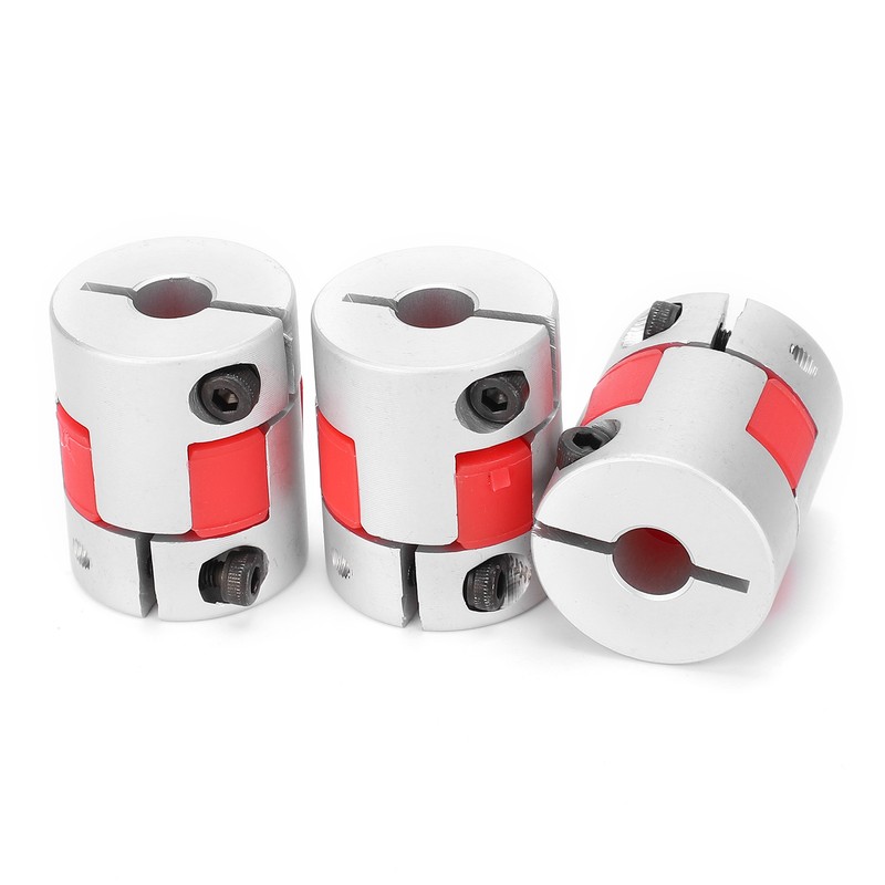 3Pcs Flexible Coupler Aluminum Alloy Ball Screw Coupling Kit Motor