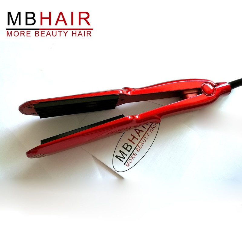 MBHAIR Ceramic Crimper Iron for Fluffy Hairstyle Curling Iron, Corrugation