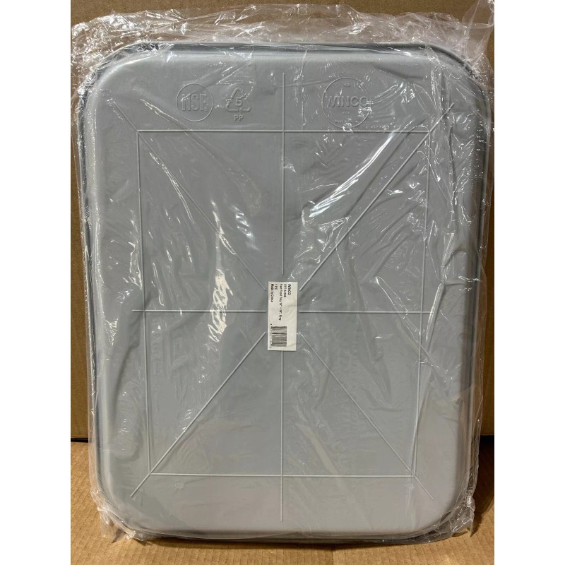 WinCo Fast Food Tray, 14 by 18-Inch, Gray *3 PACK