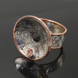 Morganit im Labor gezüchtet Edelstein Band Ring 925 Sterling Silber Ring Männer & Frauen Band Ring Alle Größen Ring Handgefertigt Schmuck TSR1111BC_22 (68 (21.6))