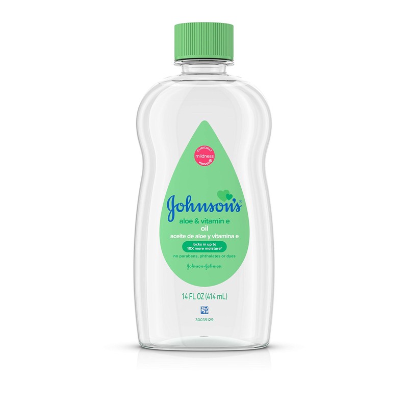 Johnson & Johnson Baby Oil, Aloe Vera & Vitamin E,