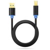 deleyCON 1m USB 3.0 Super Speed Kabel USB A-Stecker zu