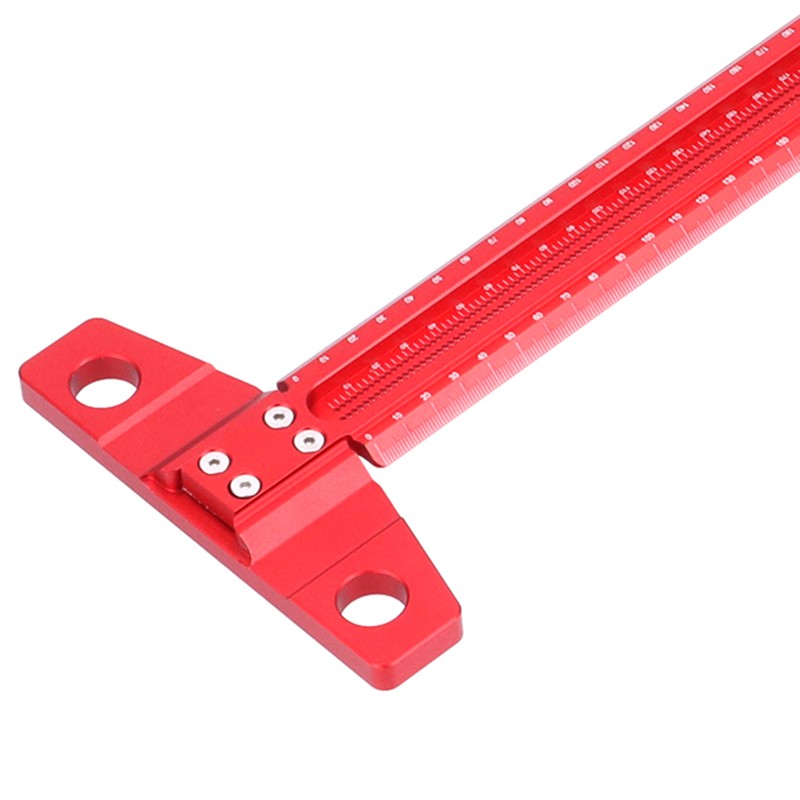 T Square Ruler Aluminum Alloy Removable Woodworking Scriber Art Framing