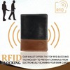 MOIRENTO, Trifold Wallet, RFID Blocking, 6 Credit Card Slots, Slim