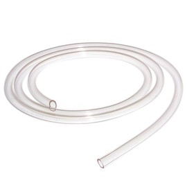 TEN-HIGH Transparent Teflon Tube 2mm ID x 4mm OD for 3D Printer, PTFE Teflon Tubing 5M(Length: 16.4ft)