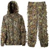 Monfasye Ghillie Suit, 3D Leafy Camo Hunting Suits Breathable Woodland