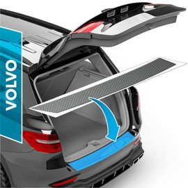 uProtect Car Bumper Protector Full Set for Volvo XC60 2 (II) 246 I 2017-2025 - Rear Bumper guards for cars, anti scratch, Paint Protector For Sill Lip - Carbon Black