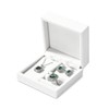 Woodten Small Jewelry Set Gift Box Velvet Jewelry Box for