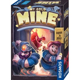 KOSMOS 680770 My Gold Mine, spannendes Kartenspiel für 2-6 Spieler ab 7 Jahren, in praktischer Open & Play Magnet-Box, Reise-Spiel, kleines Geschenk für Kinder und Erwachsene, Partyspiel