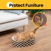 Conlun Cat Scratcher Box with 4 Cat Scratching Board Reversible