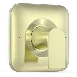 Replacement for Moen Genta LX Brushed Gold Pressure Balancing Modern Shower Trim, Shower Lever Handle (2510 Valve Required), T2471BG