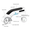 Electric Scissors, Powerful Blade Grinding Fabric Cutter Leather Cutter for