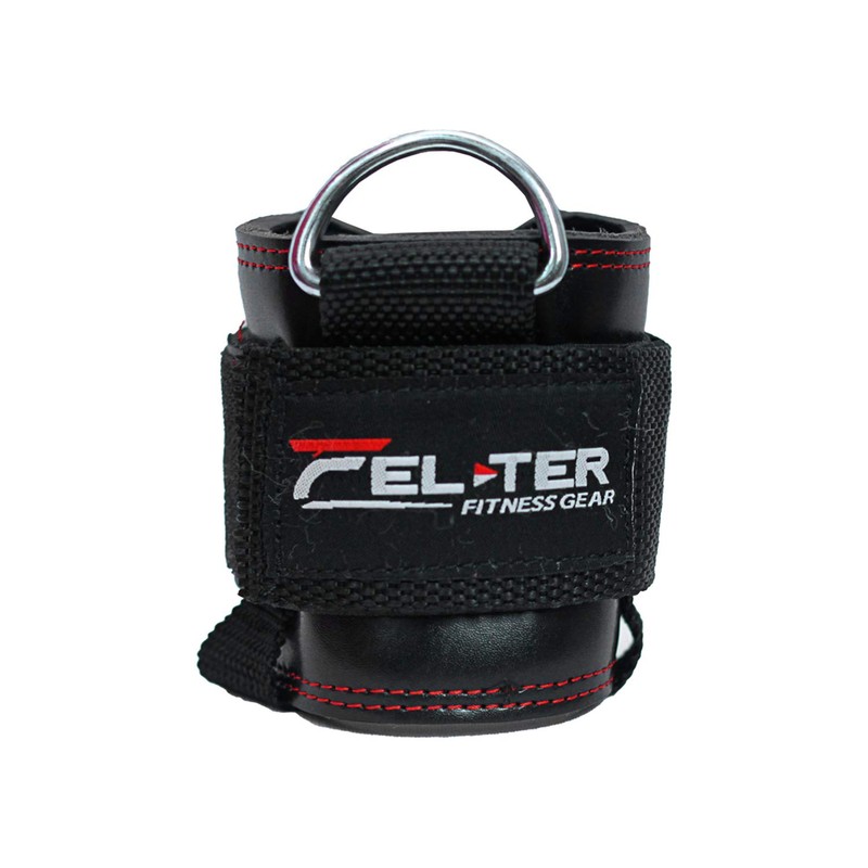 FELTER FITNESS Grilletes Para Tobillo Gym Con Talonera, Correas Tobillo