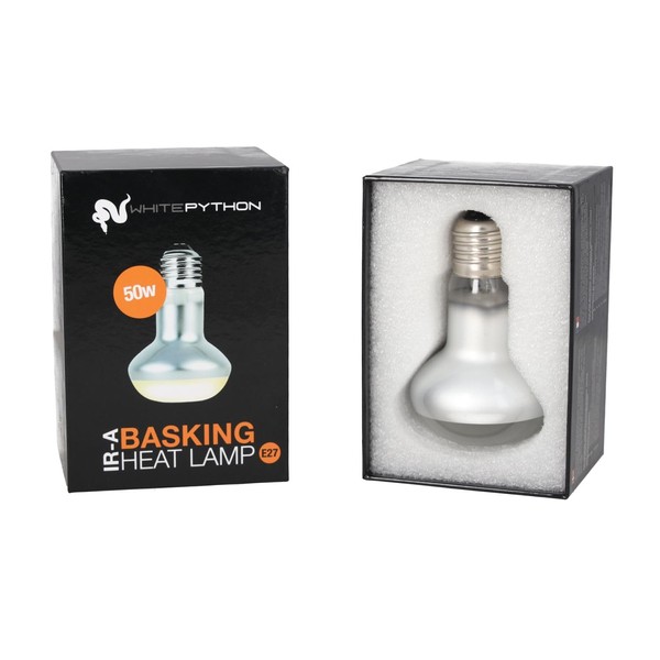 WhitePython Basking Heat Lamp | IR-A Infrared | Intense Basking