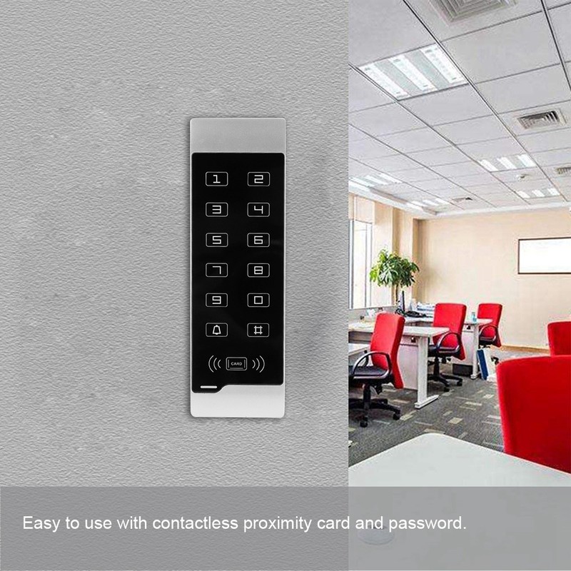 116 Touch Screen Password Keypad Access Control Reader Card Waterproof
