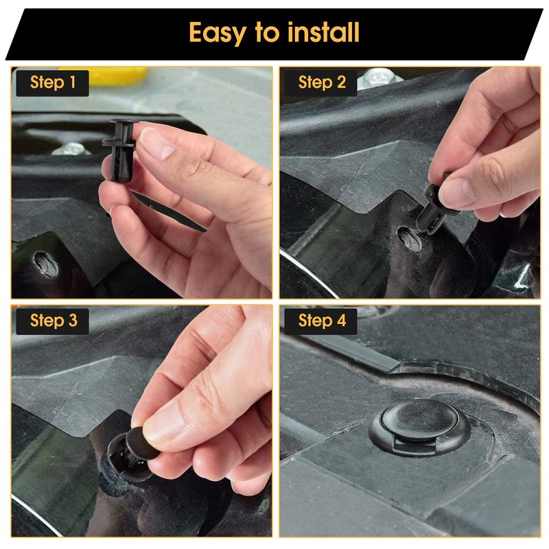 PHYLES 795 Pieces Car Mounting Clips, Universal Mounting Clips, Bumper
