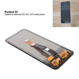 Acogedor Kit de Reemplazo de Pantalla LCD para Teléfono Motorola G31 G41 G71, Digitalizador de Pantalla de Tamaño Original, Kit de Reemplazo de Pantalla de Ensamblaje Completo con