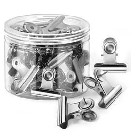 GOOLADA Push Pins Clips Silver 36Pack Metal Push Pins for Corkboard Bulletin Board Wall Heavy Duty Cubicle Clip for Hanging Paper Picture Poster