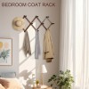 Wgfkvas 2 Pack Expandable Coat Rack, Accordion Wall Hangers, Wooden