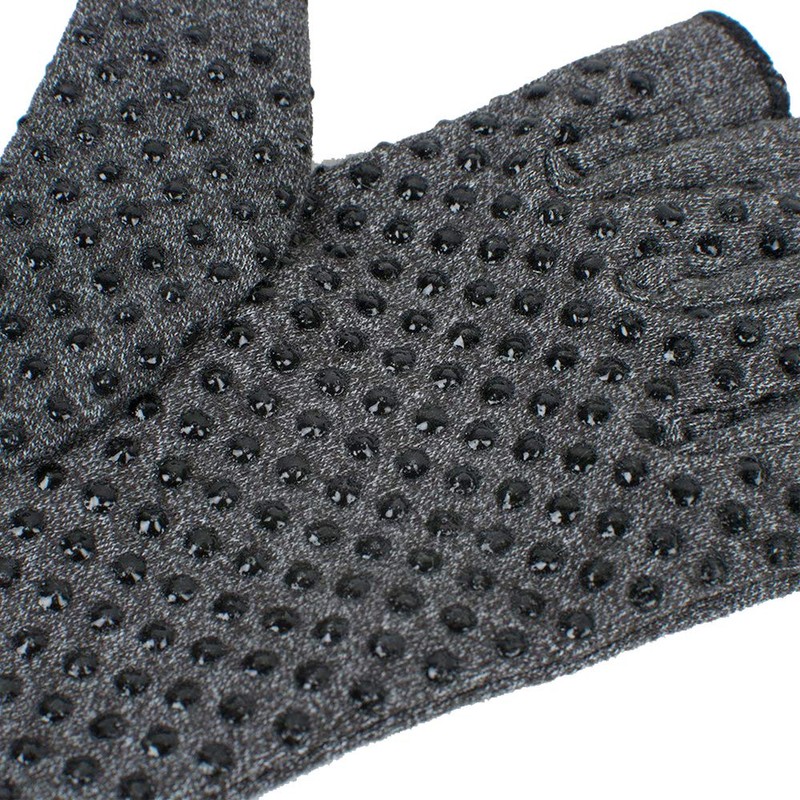 Guantes de compresión para artritis para hombres y mujeres, gris,