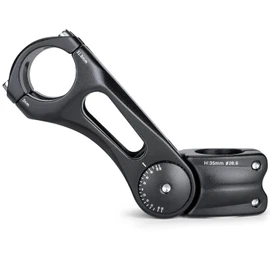 Bike Bicycle Stem - -75 ~ + 50 Degree Adjustable bike Stem- 90/110/145mm Bike Stem Riser for 31.8(1-1/4") Handlebars- Mountain Bike Handlebar Riser Extender for Mountain Road City Bike