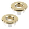 2Pcs Sink Overflow Cover, Sink Trim Overflow Ring, Round Caps