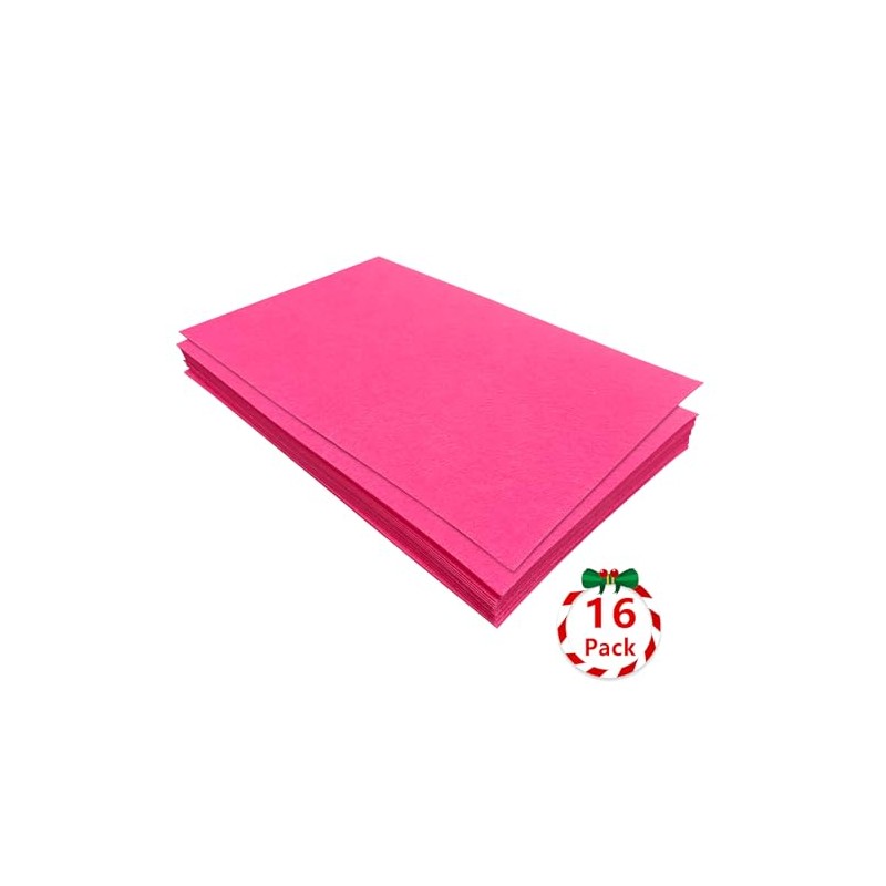 Jtnohx Felt for Crafts, 16 Pcs Felt Fabric, 7"×11.3" Stiff