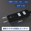 Power Strip 2 Outlets + 2 USB Type-A, Type-C, PD,