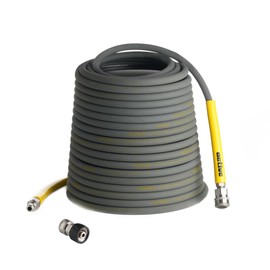 ACTIVE Pressure Washer Hose 50 Ft 5/16" - Kink Resistant Steel braided Power Washer Hose for All Electric & Gas Pressure Washers, Flex Hose w/Max 4000 PSI & 12 GPM at a peak temperature of 212F
