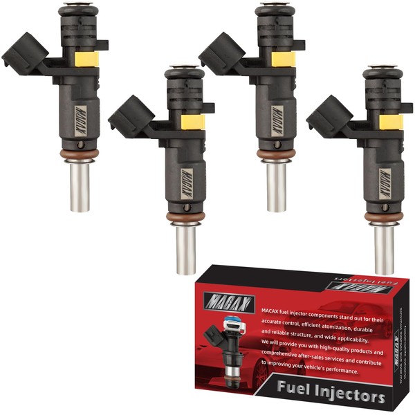 MACAX Set of 4 Fuel Injectors 13537528176 FJ1111 Replacement Compatible