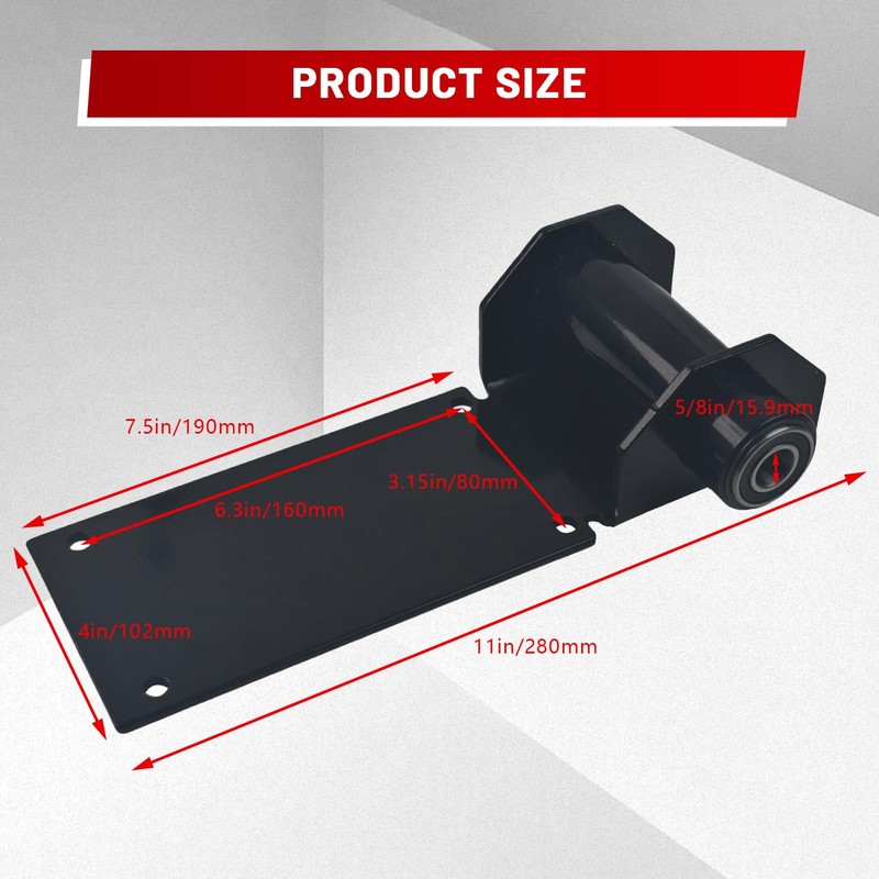 QASKEHKT Go Kart Clutch Engine Mounting Plate Motor Mount for