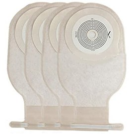 Colostomy Bag, Ostomy Bags Drain Pouches Drainable Colostomy Care Bag Open Pouch Ostomy Stoma 60mm Cut Size for Illeostomy Stoma Care (Pack of 10)
