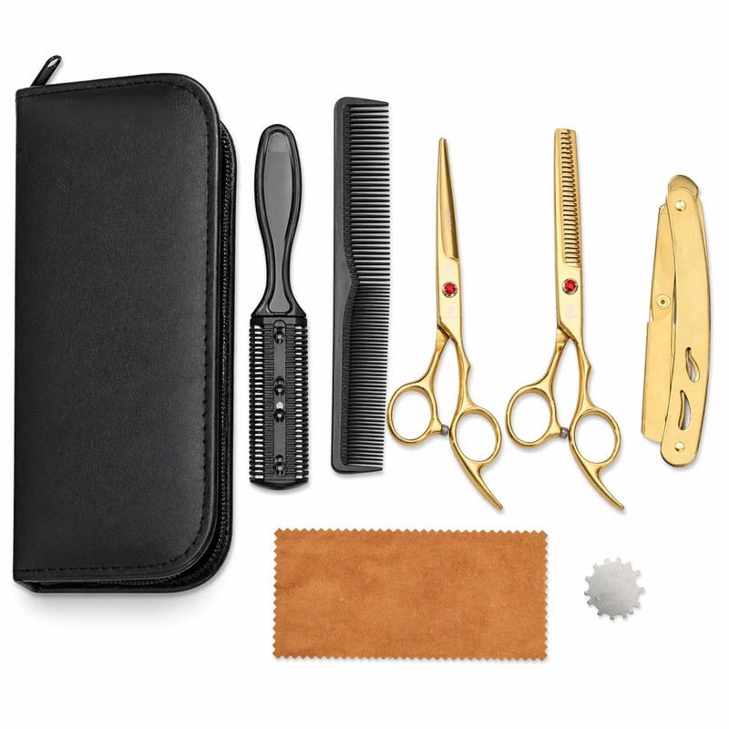 Kit Profesional de Barbería - Juego de 8 Piezas en