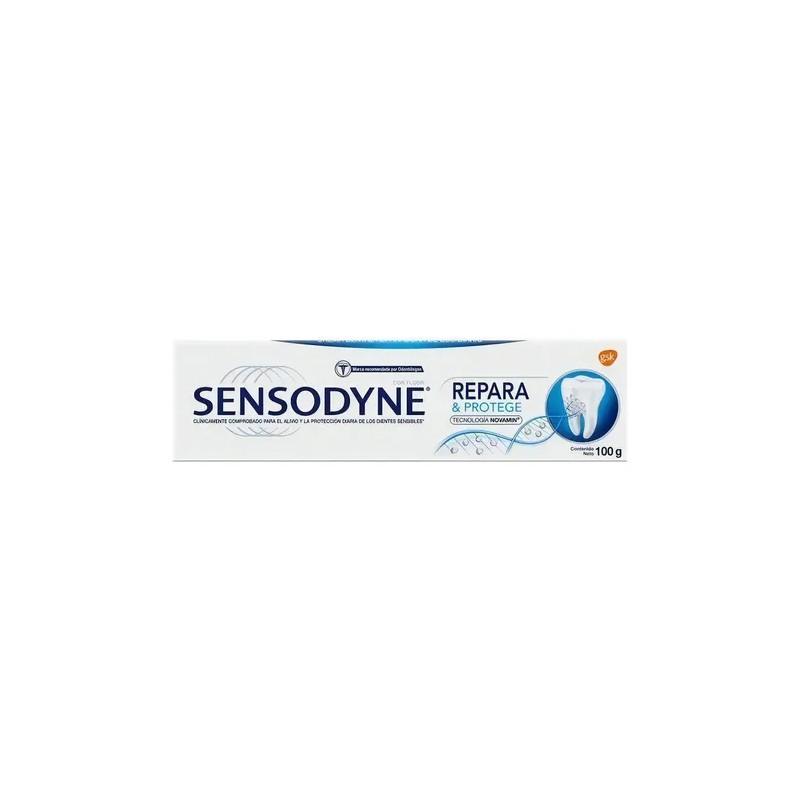 Crema Dental Sensodyne Repara & Protege Blanqueador 100g