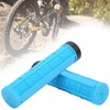 1Pair Mountain Bike Silicone Handlebar Grip Cover Unilateral Locked Non-slip