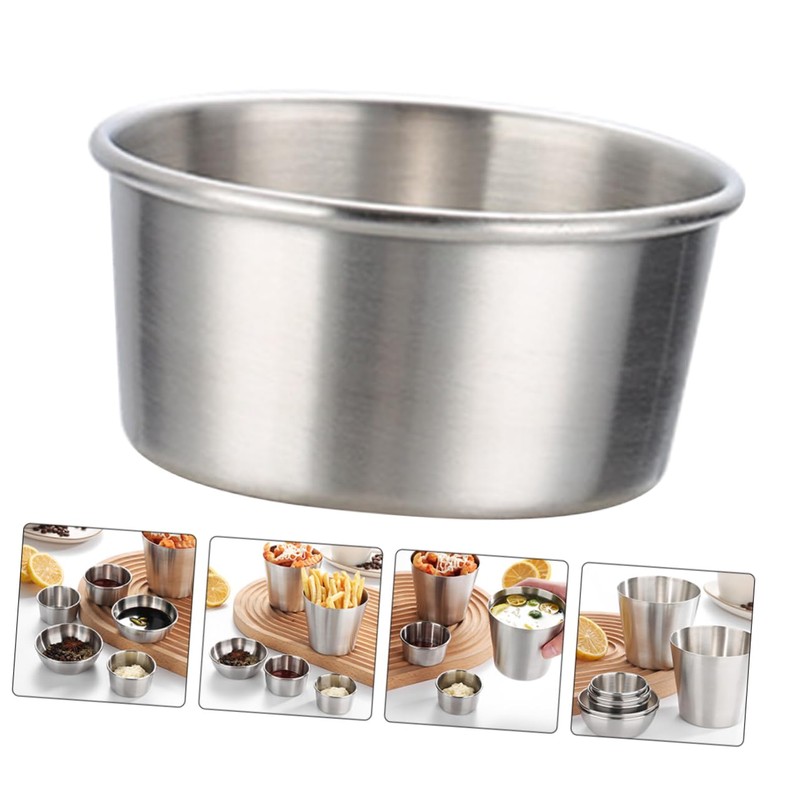 KICHOUSE Multi-function Sauce Holders Salad Dressing Bowls French Fries Ketchup