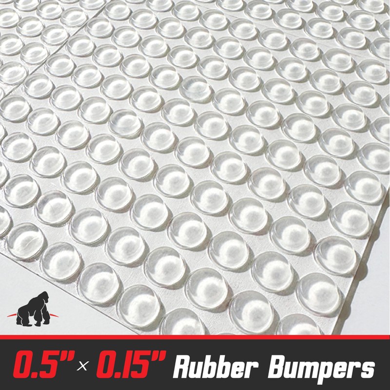 Self Adhesive Bumpers - 1/2” Diameter - 100 pcs -