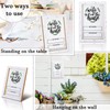 Kathfly Rustic Wifi Pattern Password Sign for Home White Wifi