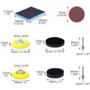 QWORK® 120 Pieces 3 Inch Sanding Discs Pad Set, Grit