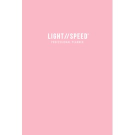 Lightspeed Planner – Professional Daily Planner, Calendar & Agenda to Boost Productivity, Time Management & Happiness – Undated Monthly, Weekly, Day Organizer - Hardcover Goals Journal: Undated Daily Planner (Hardcover Edition - Pink)